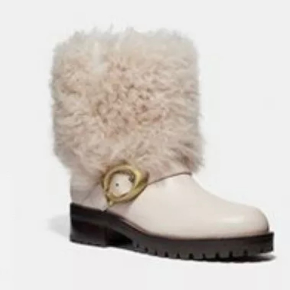Coach Leighton White Boots